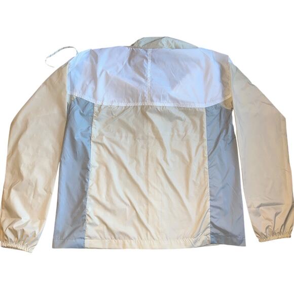 Columbia Flash Challenger Windbreaker lightweight gray cream jacket size medium - Picture 6 of 8